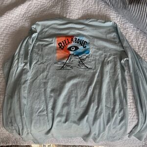 Billabong Vintage Graphic Long Sleeve Shirt - Light Blue XL - Chris Burkhard